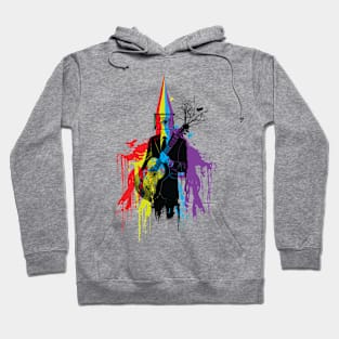 Surrealism man guitarist Hoodie